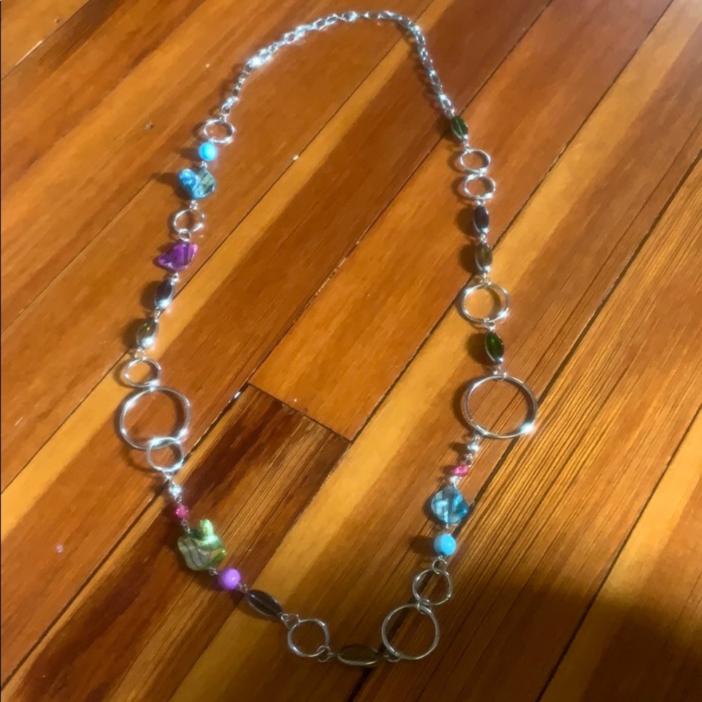 Long beaded necklace